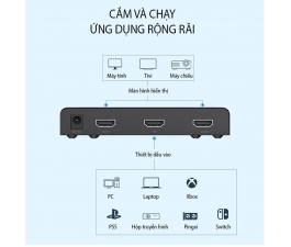 Bộ Chia HDMI 1 Ra 2 Cổng UNITEK V130A Hỗ Trợ 4K