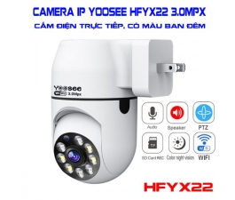 Camera IP Yoosee HFYX22 3.0Mpx cắm điện trực tiếp, có màu ban đêm