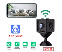 Camera mini Wifi K13 480P giám sát, hồng ngoại quay ban đêm, siêu nhỏ không dây (App Vi365)