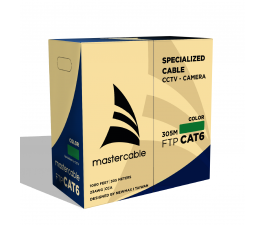 Cáp mạng MASTER CABLE CAT6 FTP | CCA | Solid 23AWG | PVC